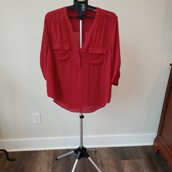 Torrid Pullover 3/4 Sleeve Blouse, Size:  2 - Picture 4 of 10